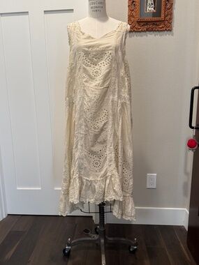 Magnolia Pearl royalty eyelet layla slip dress